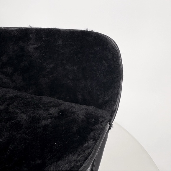 FRYE | NEW! Veronica Shearling Tall Leather Riding Boot in Black | Sz 6.5 - Picture 12 of 16